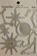 771721 Recollections Silver Celestial Die Cutting Dies 8-Piece Set