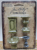TH94395 Tim Holtz Idea-ology Conservatory Miniature Resin Elements for Crafting
