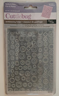37-1145 Spots & Dots Cuttlebug Embossing Folder Provo Craft
