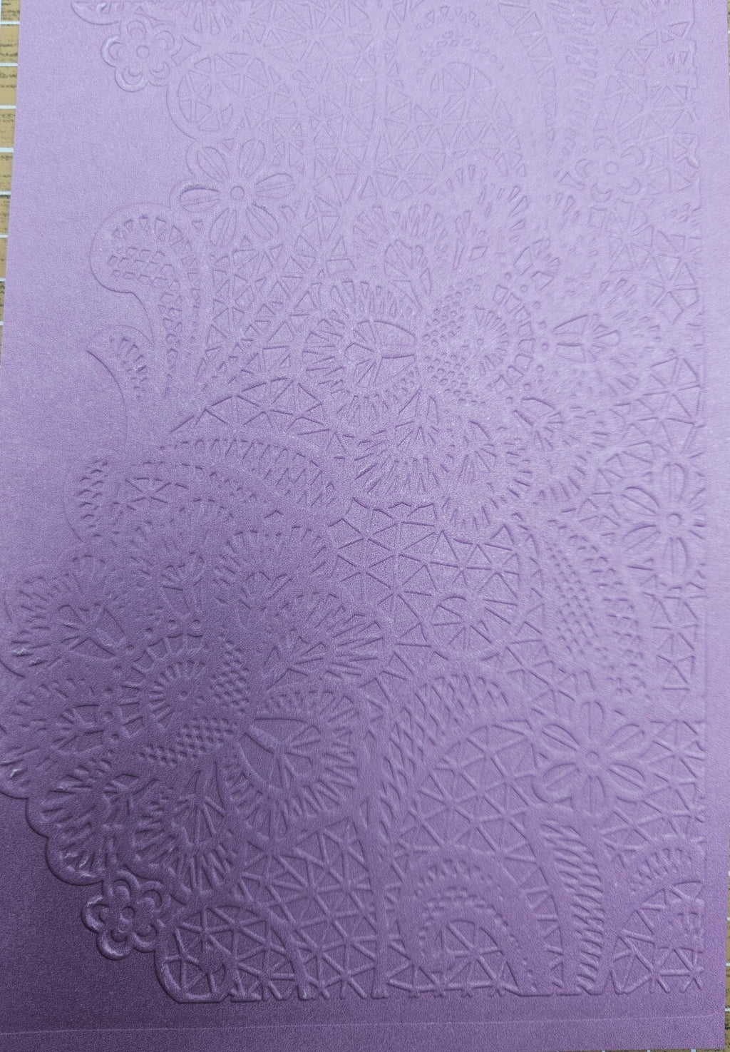 Black Floral Lace Pattern Embossing Folder Paper Crafting Journal Card Making