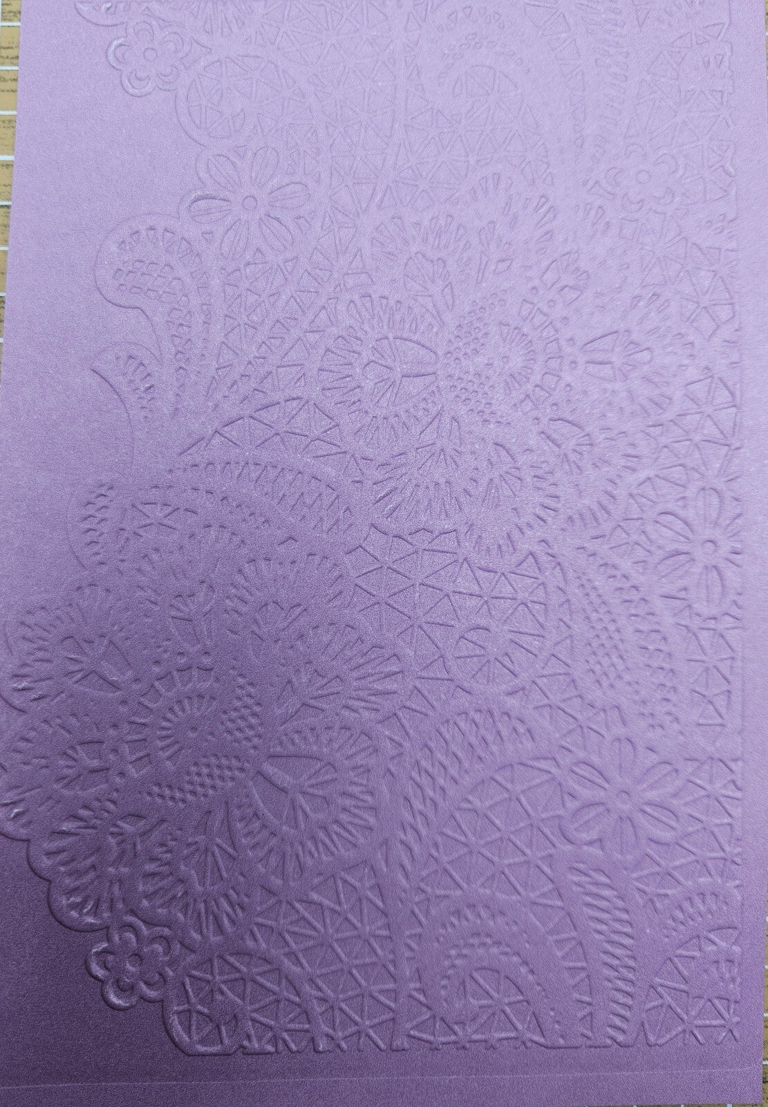 Black Floral Lace Pattern Embossing Folder Paper Crafting Journal Card Making