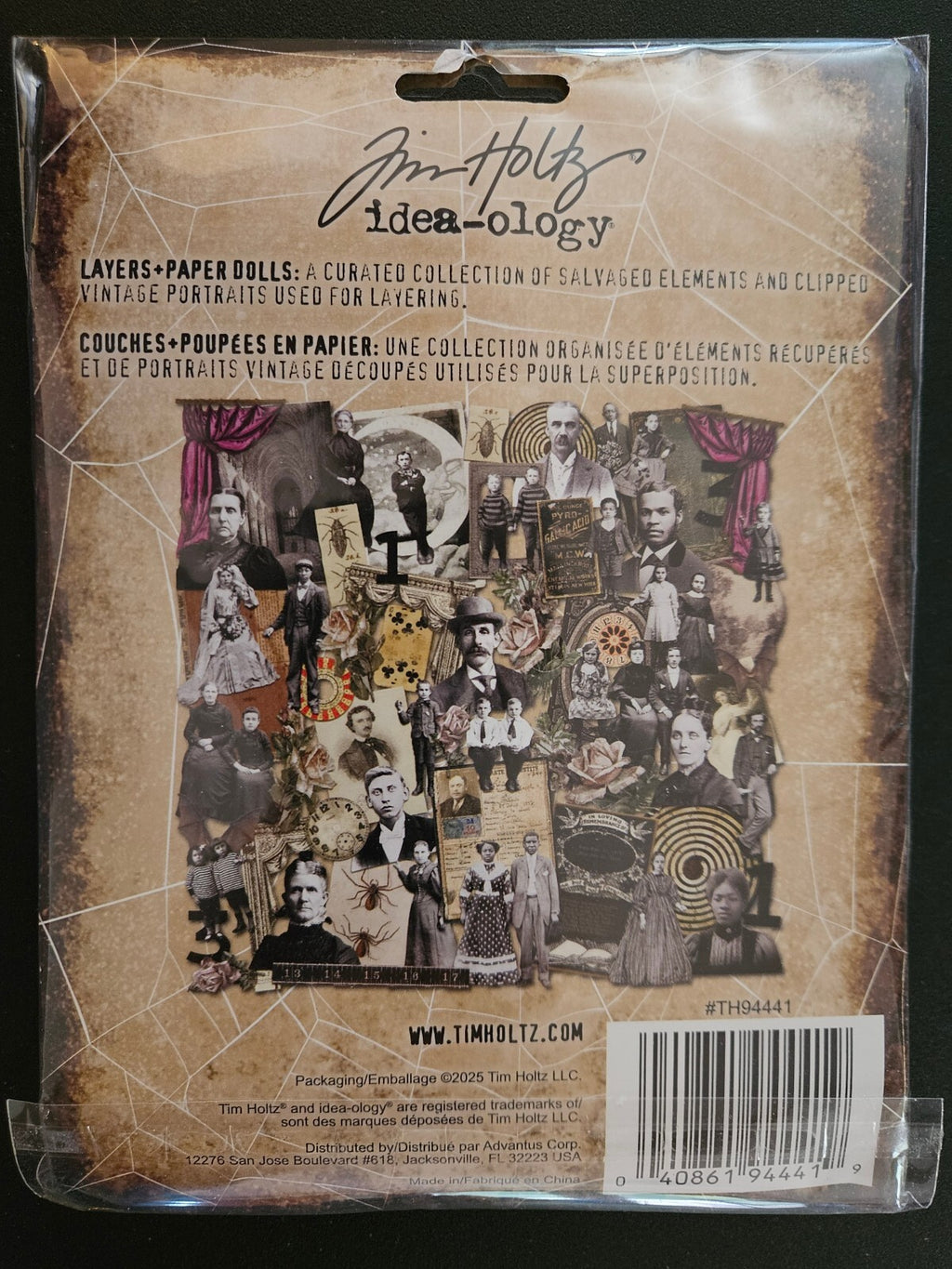 TH94441 Tim Holtz Idea-ology Halloween Layers + Paper Dolls 67 Pieces