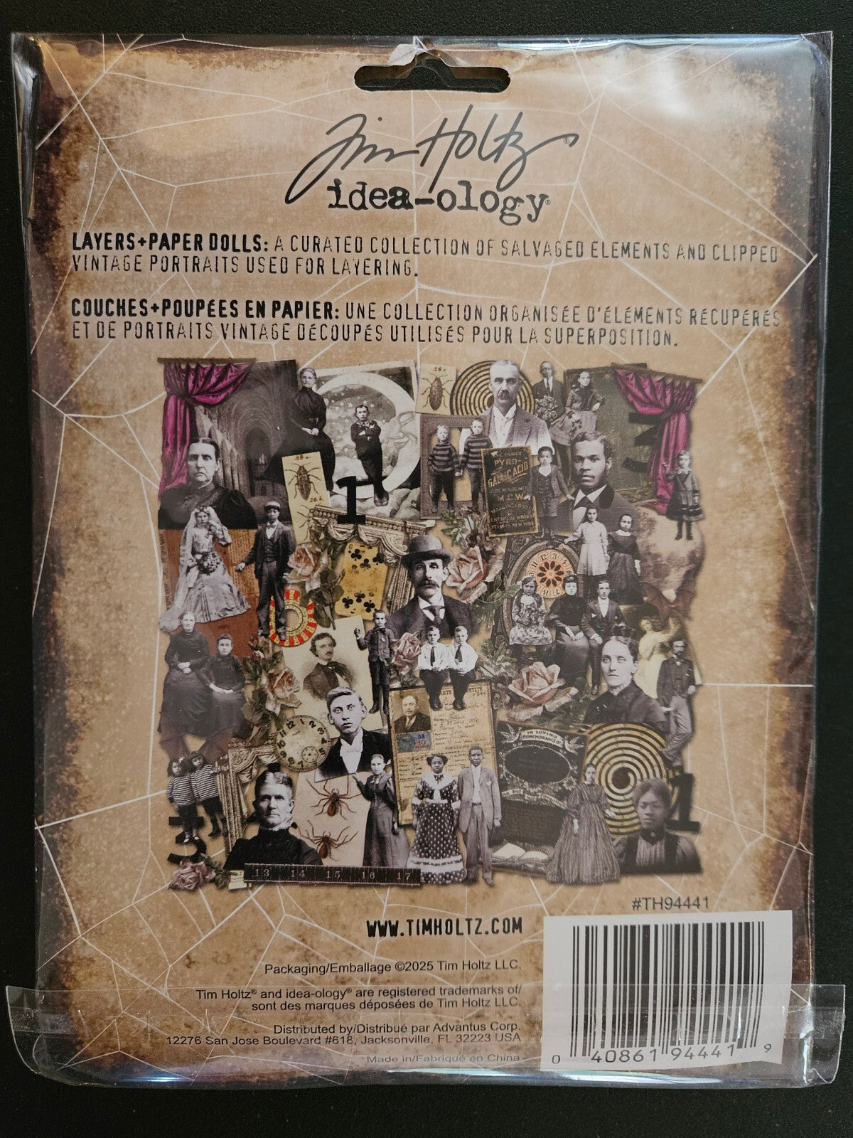 TH94441 Tim Holtz Idea-ology Halloween Layers + Paper Dolls 67 Pieces