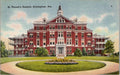 Postcard St Vincent's Hospital Birmingham Ala Linen Unposted Tichnor AL