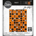 666385 Sizzix Thinlits Dies by Tim Holtz 3/Pkg-Layered Dots Ellison 630454285861
