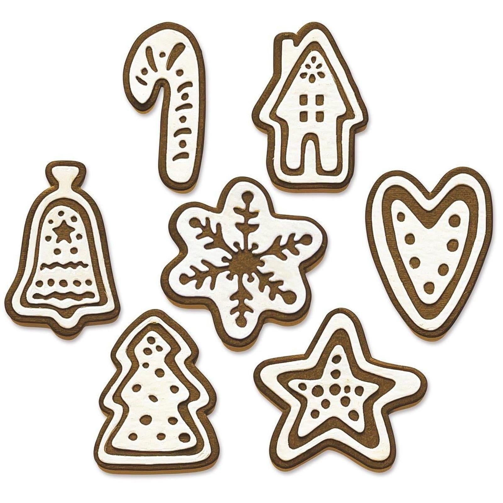 665566 Sizzix Tim Holtz Thinlits Die Christmas Cookies