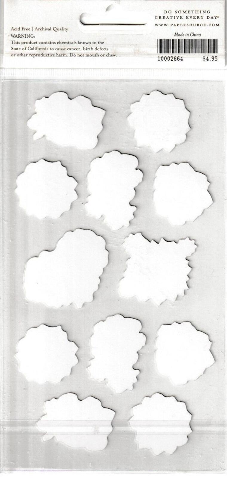 Succulent Floral Foil Stickers Set of 24
