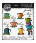 666287 Sizzix Thinlits Dies by Tim Holtz 28/Pkg-Papercut Cafe