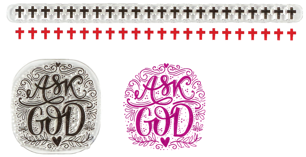 Faith Clear Silicone Stamp Set