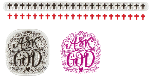 Faith Clear Silicone Stamp Set