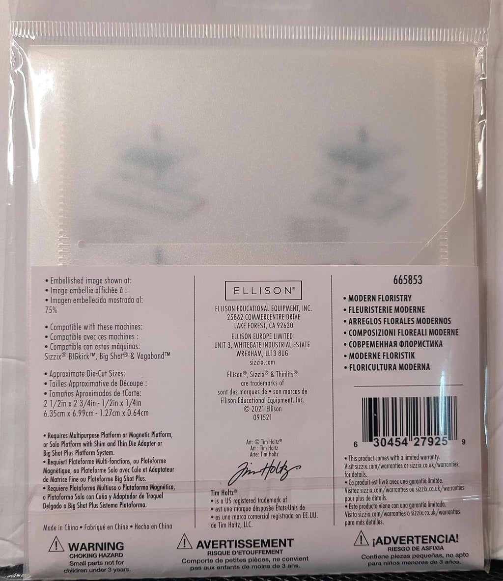 Sixxiz Thinlits Tim Holtz 665853 Modern Forestry NIP 630454279259
