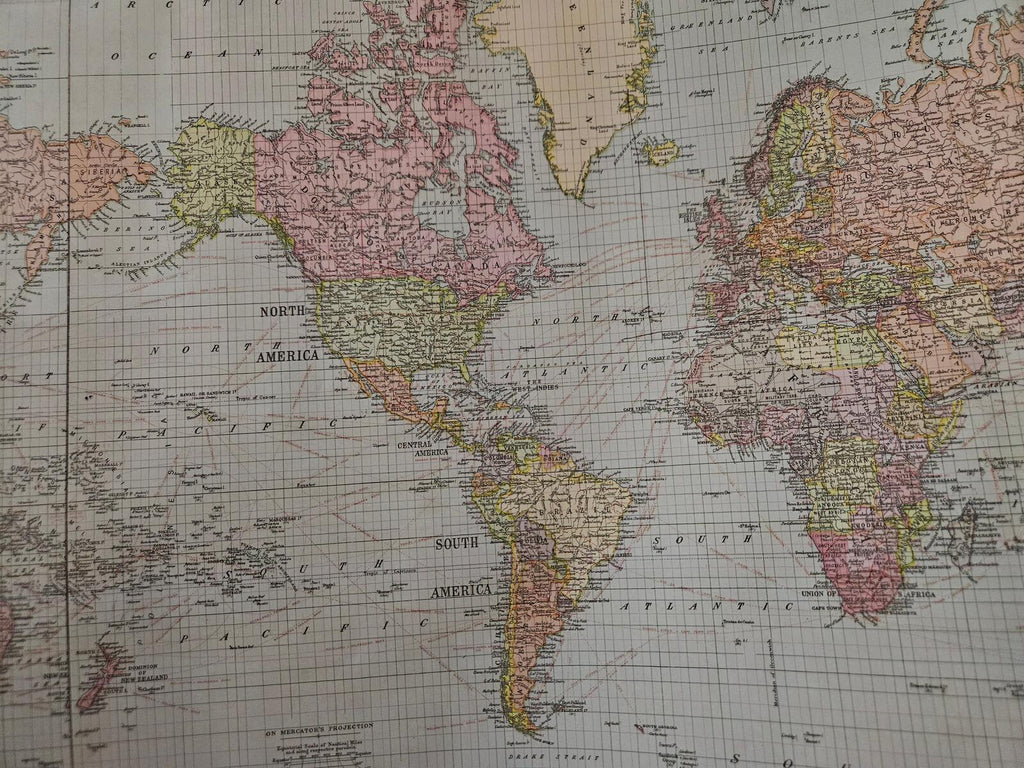 Antique World Map Project Paper Roll - 10" x 120" DCWV