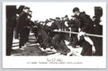 RPPC Tug-O-War US Naval Training Station Great Lakes Illinois Postcard