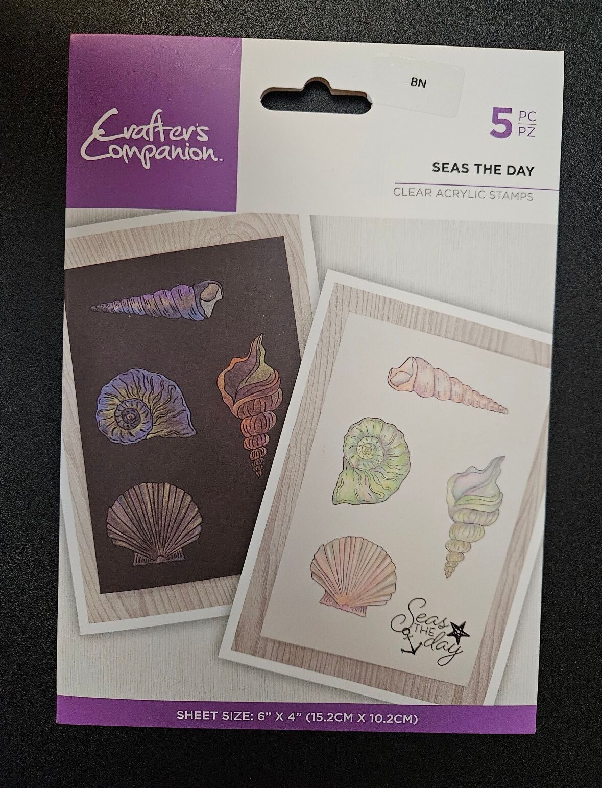 Crafters Companion Seas The Day Clear Acrylic Stamp Set 5 Pieces