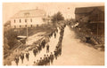 RPPC Town Parade Postcard with Main Street Crowd NOKO Stamp box Divided Back UNP