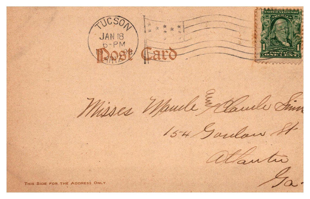 PM 1908 Large Letters Maud Comic Art 511 Postcard by E.B.& B. undivided posted