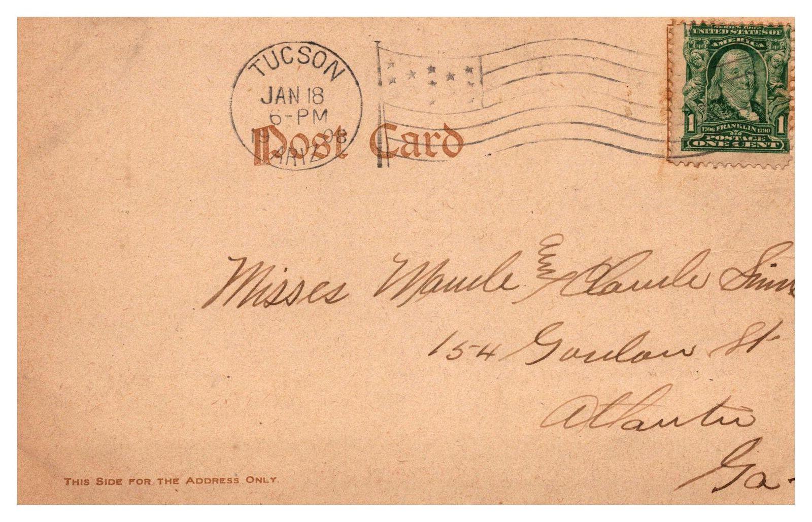PM 1908 Large Letters Maud Comic Art 511 Postcard by E.B.& B. undivided posted