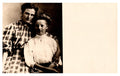 RPPC Black and White Postcard Featuring Two Women in Period Clothing